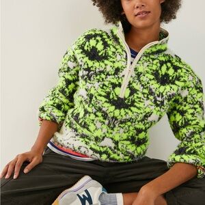 Christina Fuzzy Fleece Pullover by Anthropologie